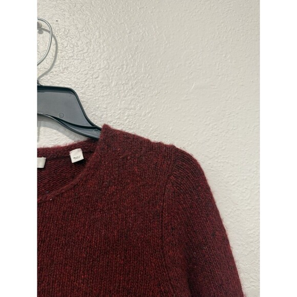 Vince Donegal 100% cashmere knit sweater Size M cherry red - Picture 4 of 9